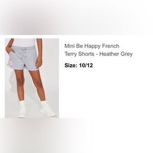 Fashion Nova girls shorts so 10-12